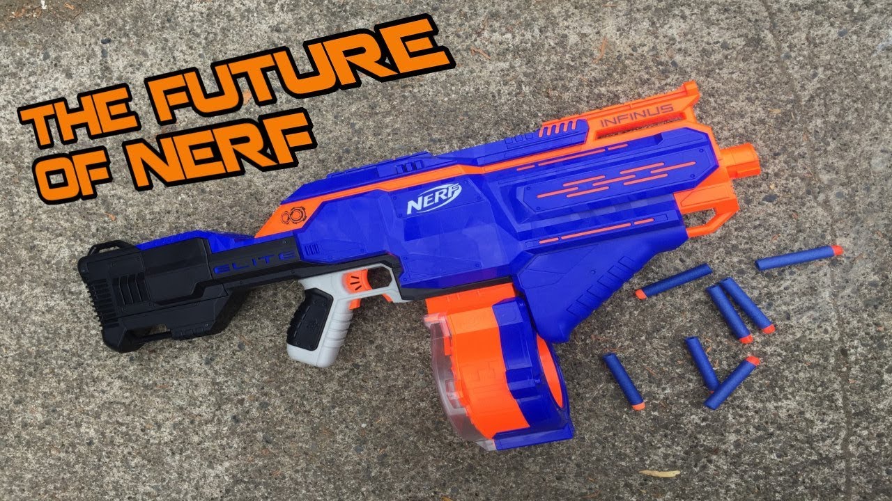 Nova NERF INFINUS Gigante e 100% Automática 