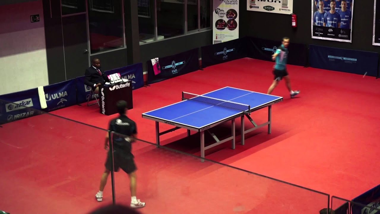 Dorde Borcic Xavi Peral (Spanish Table Tennis Superdivision 2015/16) Set 3 of 3 YouTube