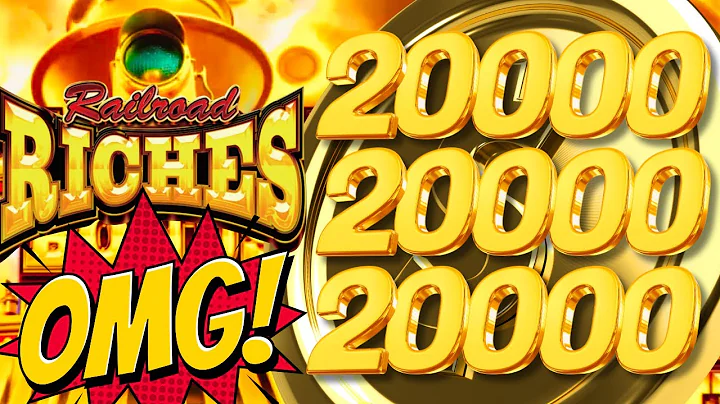 OMG!! RARE $200 COIN DROPS! 🚂 RAILROAD RICHES Slot Machine (SEGA SAMMY)