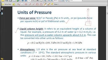 Video Lecture Fluid Mechanics 03/16