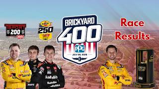 2026 NASCAR Indianapolis Race Weekend Results