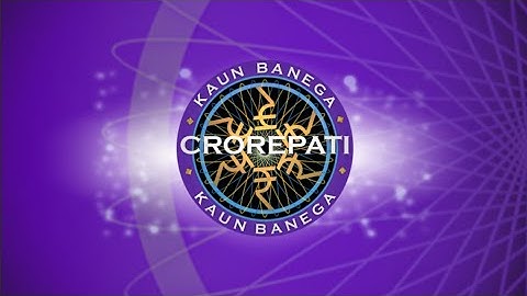 WWTBAM India/Kaun Banega Crorepati 3D Studio Intro 2020-2021