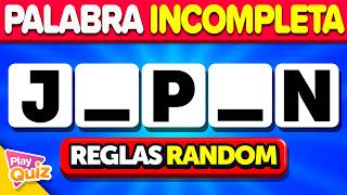 Adivina La Palabra Incompleta El Quiz Que El 99% No Supera Play Quiz Trivia