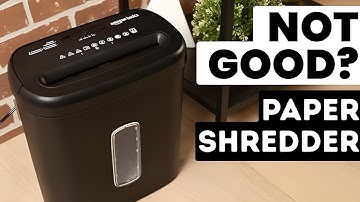 Is This Best??? Amazon Basics Paper Shredder | link in Description👇