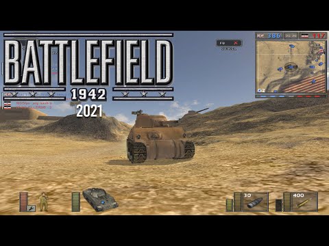 Battlefield 1942 Multiplayer Operation Aberdeen Tank Battles ►60 Players | 4K