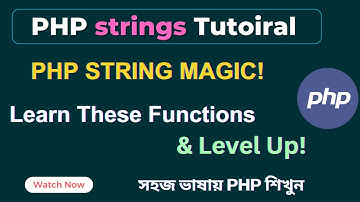 Master PHP String Functions! | substr, strlen, strtoupper, str_repeat & More | Beginner to Expert