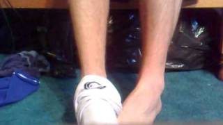 Playing With Bare Feet And White Nike Football Socks Playing With Bare Feet And White Nike Football Socks