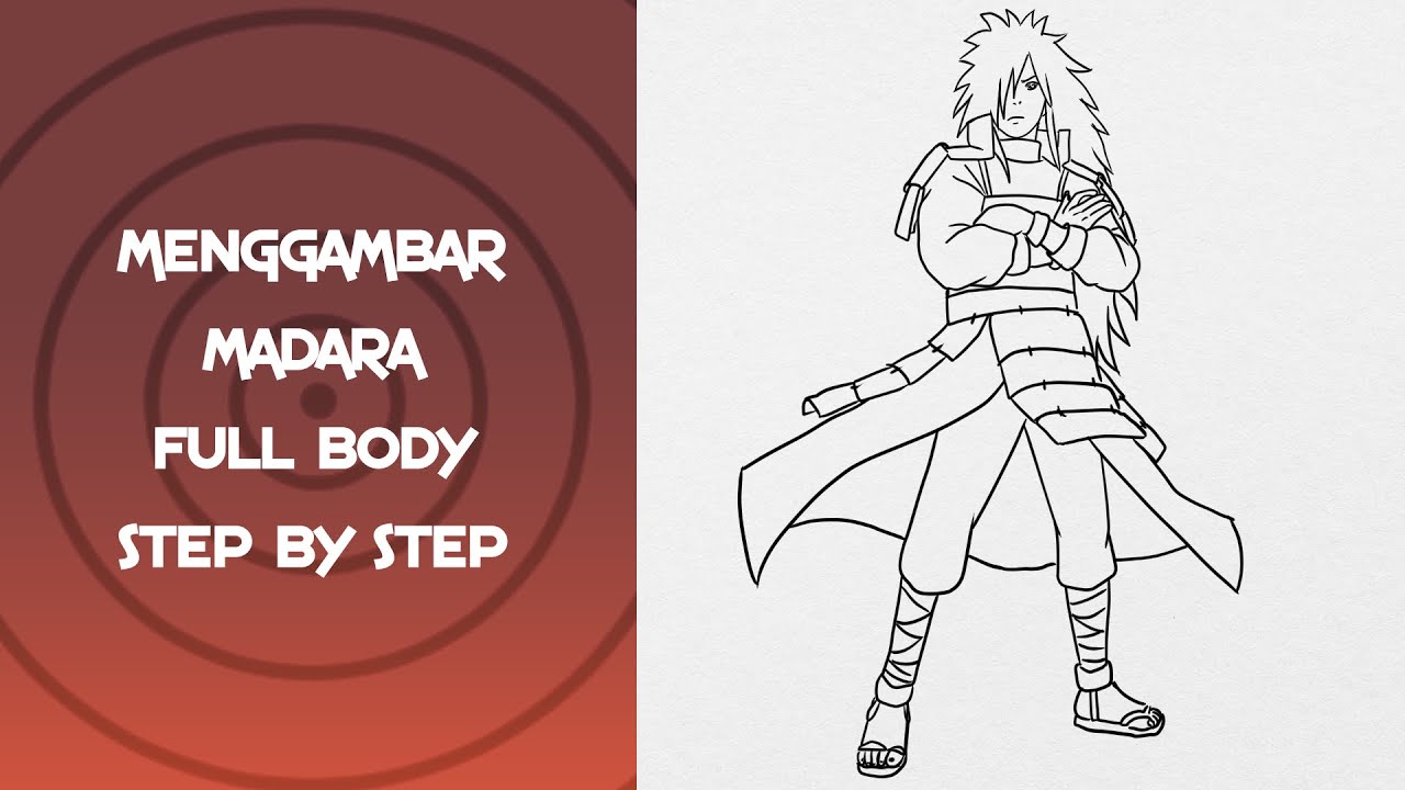 Madara (Naruto) Drawing Tutorial, step by step by spidernielsart on  DeviantArt