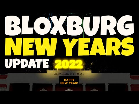 BLOXBURG NEW YEARS UPDATE: Countdown, Fireworks & More!! (0.10.3)