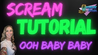 SCREAM 😱🔥❤️‍🔥 (ooh baby baby) Line Dance Tutorial