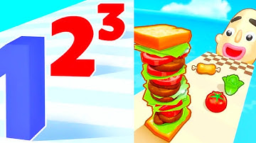 Sandwich Runner vs Number Master Speedrun Gameplay Part 1