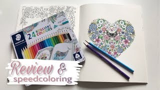 Ivy and the Inky Butterfly speed coloring & Staedtler Ergosoft review @AlwaysColoring