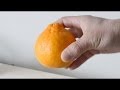 不知火（デコポン）の食べ方　　How to eat Siranui (type of citrus fruit)