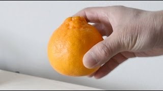 不知火（デコポン）の食べ方　　How to eat Siranui (type of citrus fruit)