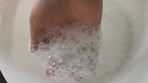 detergent powder foam testing