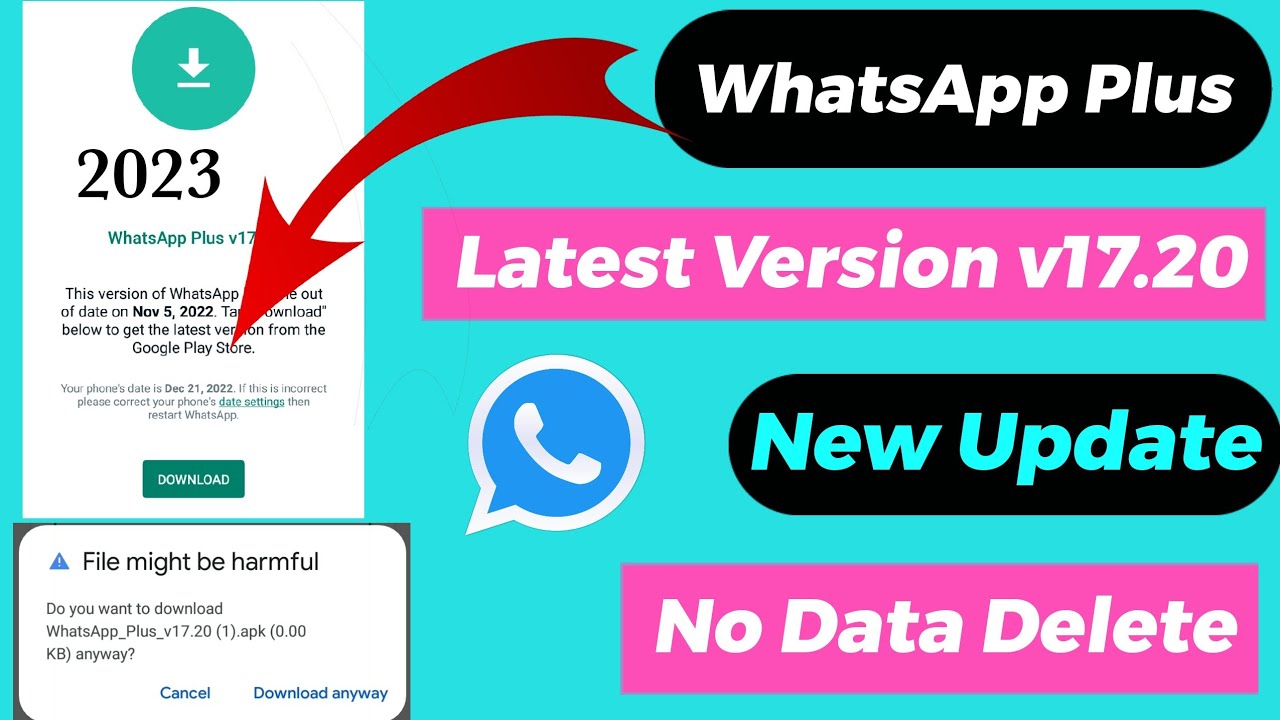 Whatsapp plus update kaise kare whatsapp plus update how to update whatsapp plus