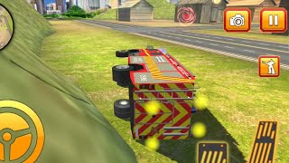 !!! Firefighter Robot Transform Truck diver simulator : Rescue Hero android gameplay screenshot 3