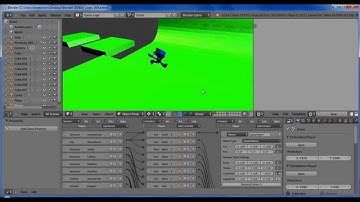 Blender Game Engine - Camera & Player (Test)