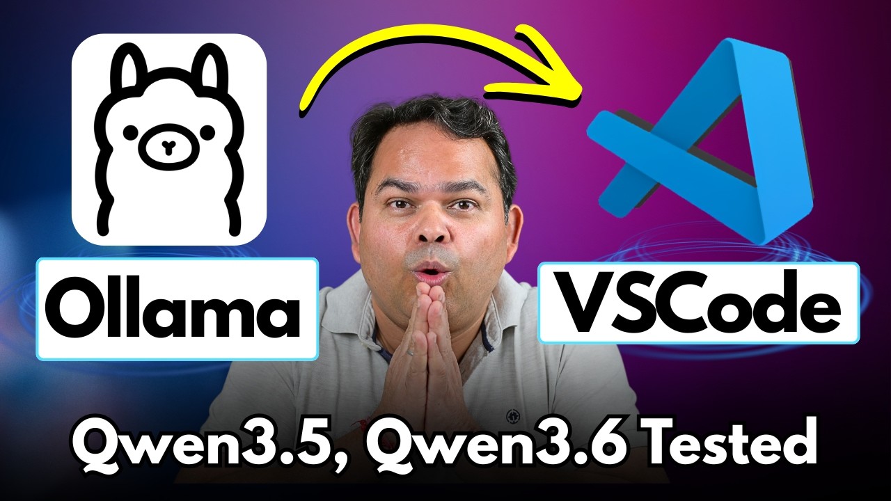 How to Use Ollama in VSCode - Qwen3.5, Qwen3.6 - Tested on Windows ...