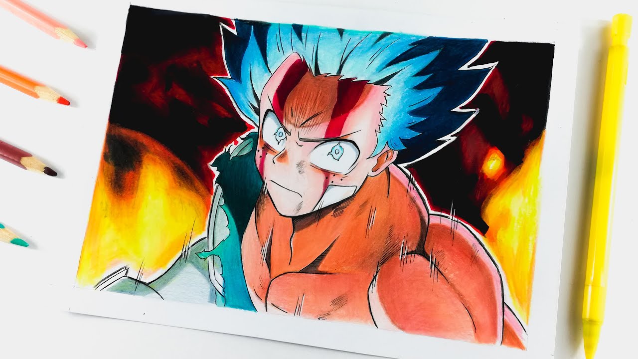 DRAWING DEKU ONE FOR ALL 100% | DIBUJANDO A DEKU ONE FOR ALL 100% | ART