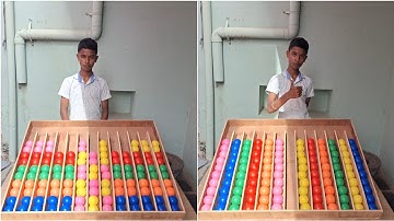 Relaxing color ball sorting puzzle game satisfying experience || LKR Food Challenge