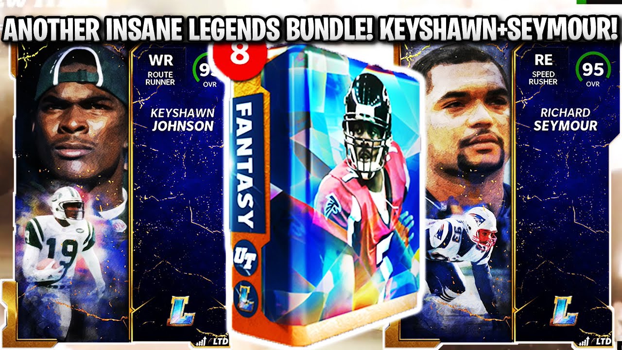 ANOTHER INSANE LEGENDS BUNDLE! LEGENDS RICHARD SEYMOUR AND KEYSHAWN JOHNSON! | MADDEN 22