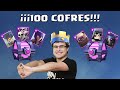  ABRIENDO 100 COFRES MGICOS !!! | Clash Royale