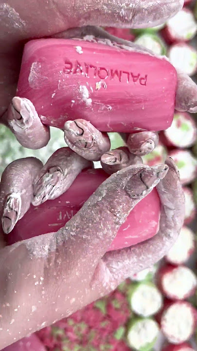Crushing SOAP BOXES with STARCH | Satisfying soap ASMR