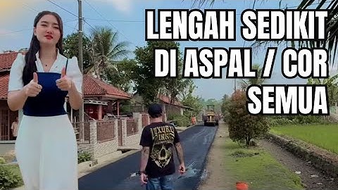 Profil jalan di Purwasaba kades Hoho Alkaf Viral