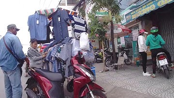 CHỢ NHỊ THIÊN KẾ BÊN CHỢ BÙI MINH TRỰC QUẬN 8 MUA BÁN NHỘN NHỊP ĐÔNG VUI | MINH XE ÔM