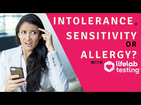 Allergy vs Intolerance or Sensitivity
