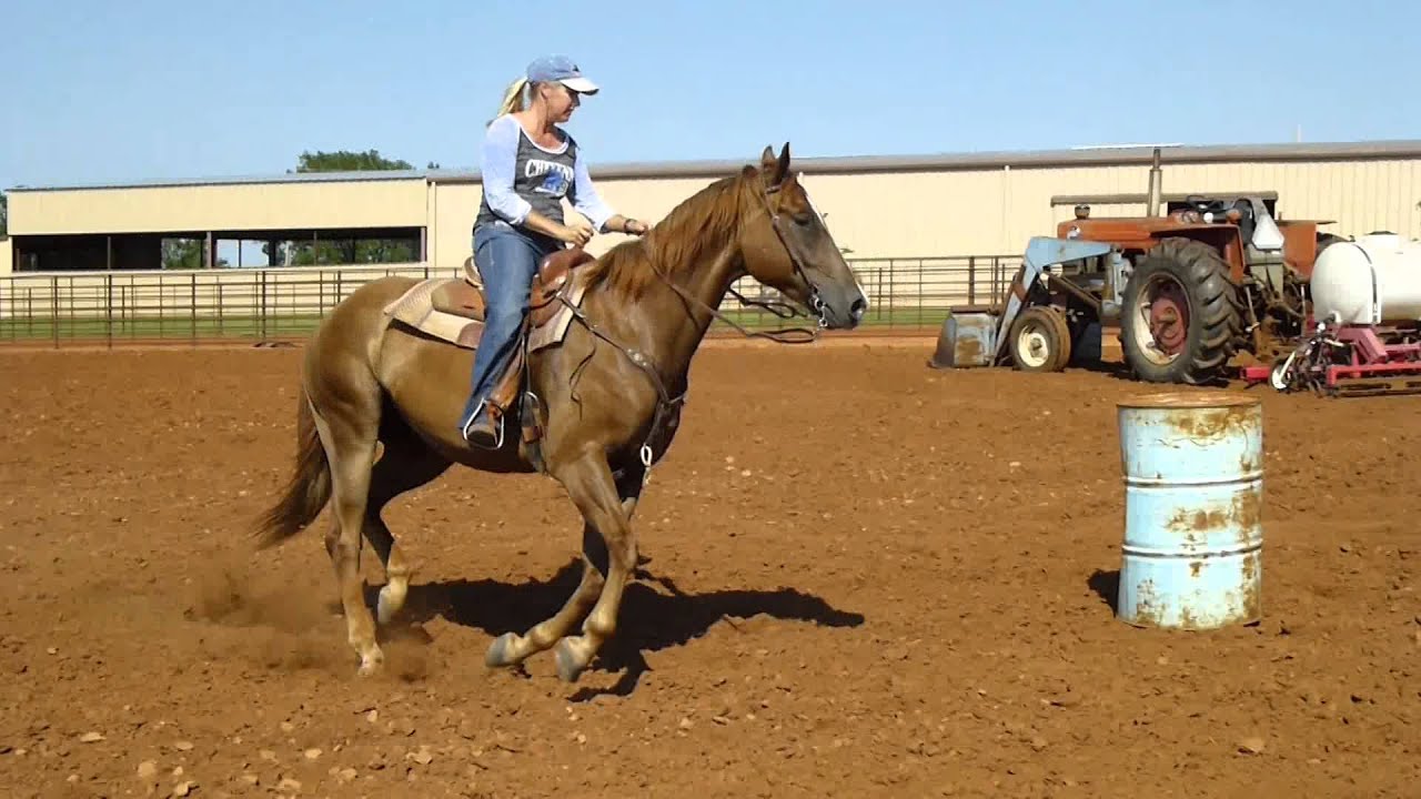 Loping 2nd and 3rd bbls - YouTube