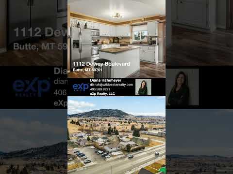 1112 Dewey Boulevard, Butte, MT home video tour