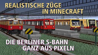 Berlin S-Bahn in Minecraft - Exploration with public transport Berlin SIM - Realistic railway/tra... screenshot 3