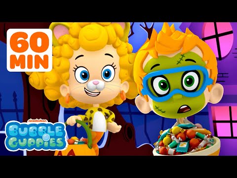 Bubble Guppies Spooky Halloween & Trick-or-Treating! | 1 Hour | Bubble Guppies
