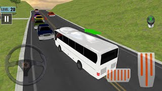 Bus Parking Game All Bus Games | Luxury Honda VIP Bus : 16-20 Level Career | Bus Driving Simulator screenshot 1