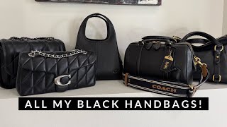 Coach Double Reveal! And ALL My Black Bags! Mini Coach Vlog Sale
