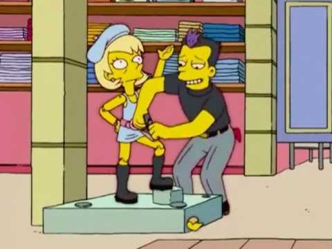 Resultado de imagen de los simpson maniquies delgados