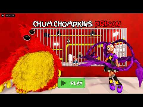 CHUM CHOMPKINS PRISON RUN OBBY - Roblox New Update All Bosses Battle Gameplay Walkthrogh