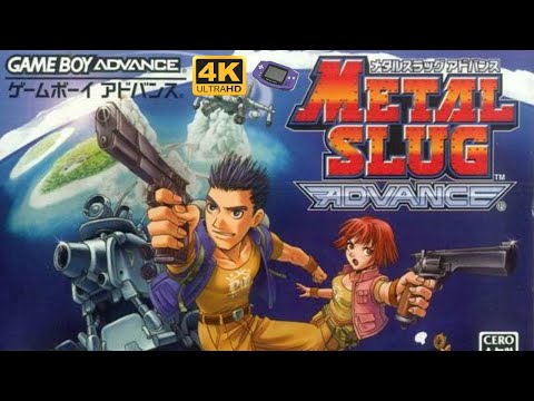 Metal Slug Advance [GBA] 100% Longplay Walkthrough Playthrough Full Movie Game [4K60ᶠᵖˢ UHD?]