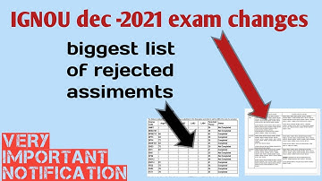 IGNOU exam update important notifications||important for all ignou students||that was open study||