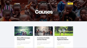 Launch your charity and fundraising site easily with ‘Hope’ Joomla template!