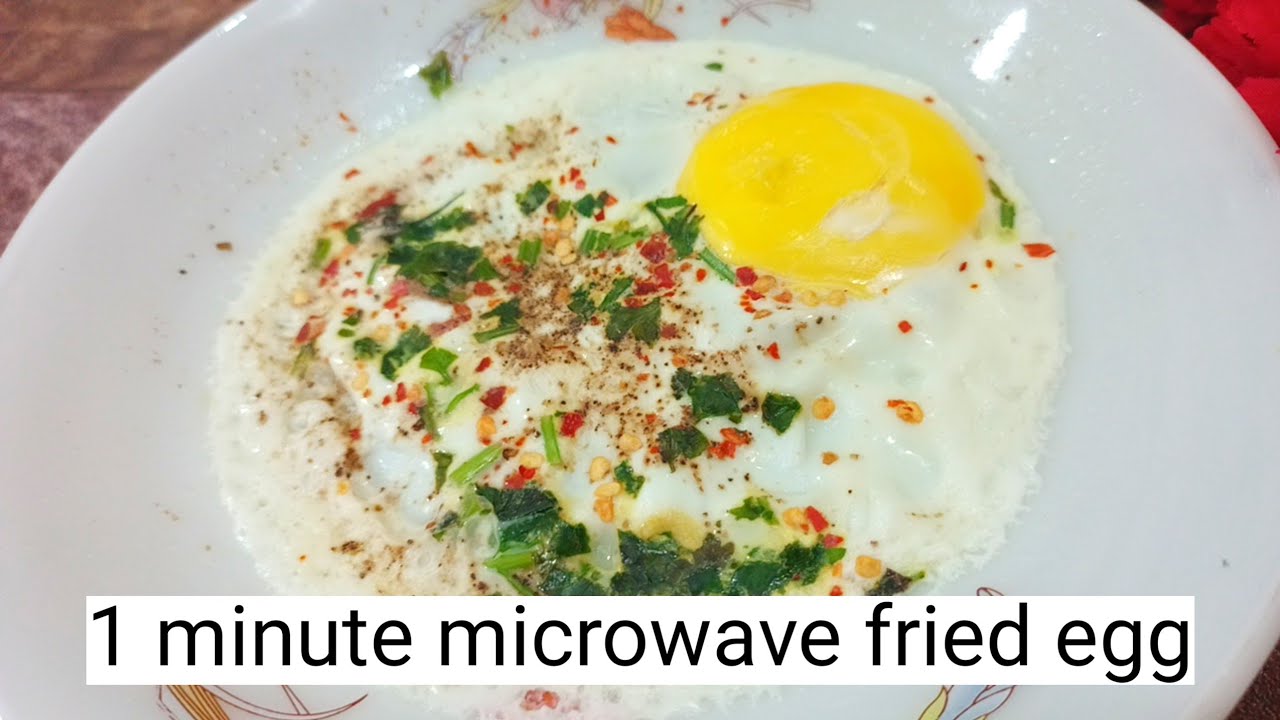 How to make fried egg in Microwave How to cook egg in Microwave Life