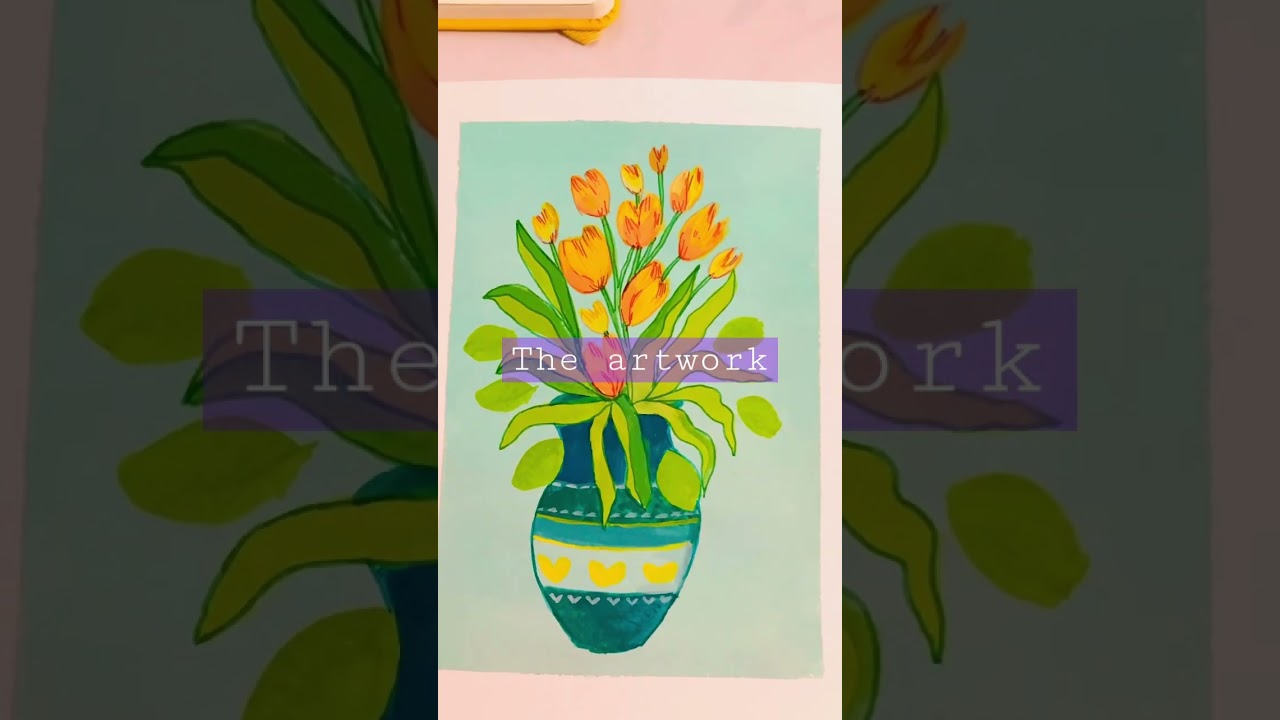 how I create a painting 