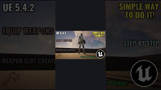 How to Create a Weapon Slot in UE5 Spawn Actor From Class (TUTORIAL)