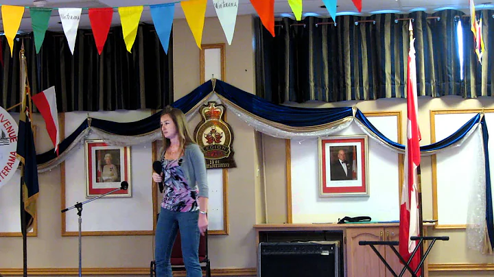 Rachel Dennis singing Born To Fly at Penetang Idol