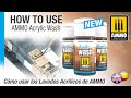 How to use ammo acrylic wash  cmo usar los lavados acrlicos de ammo