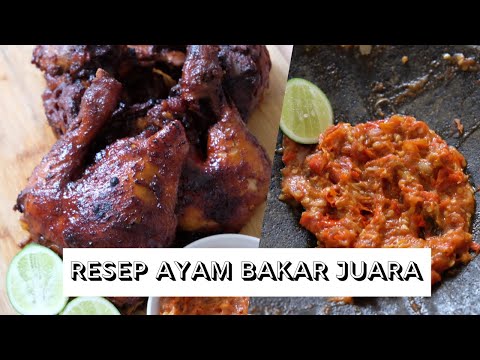 Menu RESEP AYAM BAKAR KECAP JUARA + SAMBAL TERASI! | Luvita Ho Yang Bergizi