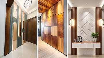 Modern Wall Design Ideas | Wall Cladding Design | Living room wall design | Wooden accent wall