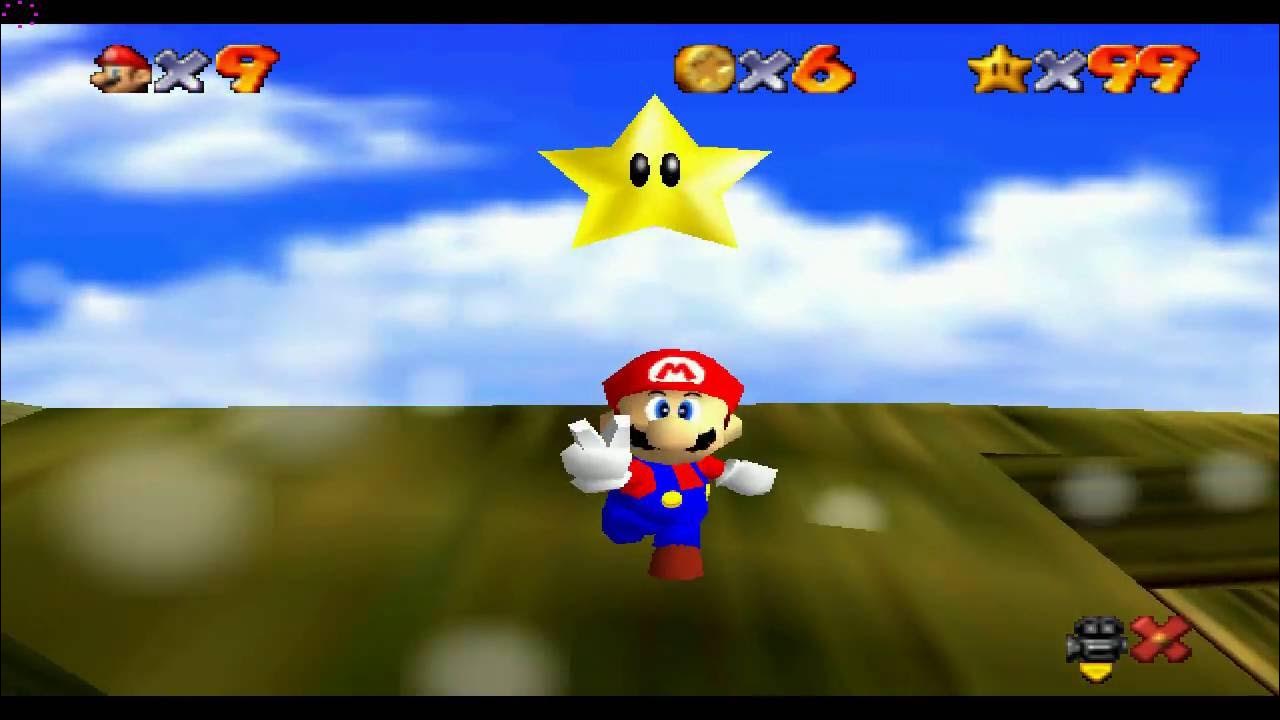 Super Mario 64 Course 15 Star 1 - CRUISER CROSSING THE RAINBOW - YouTube